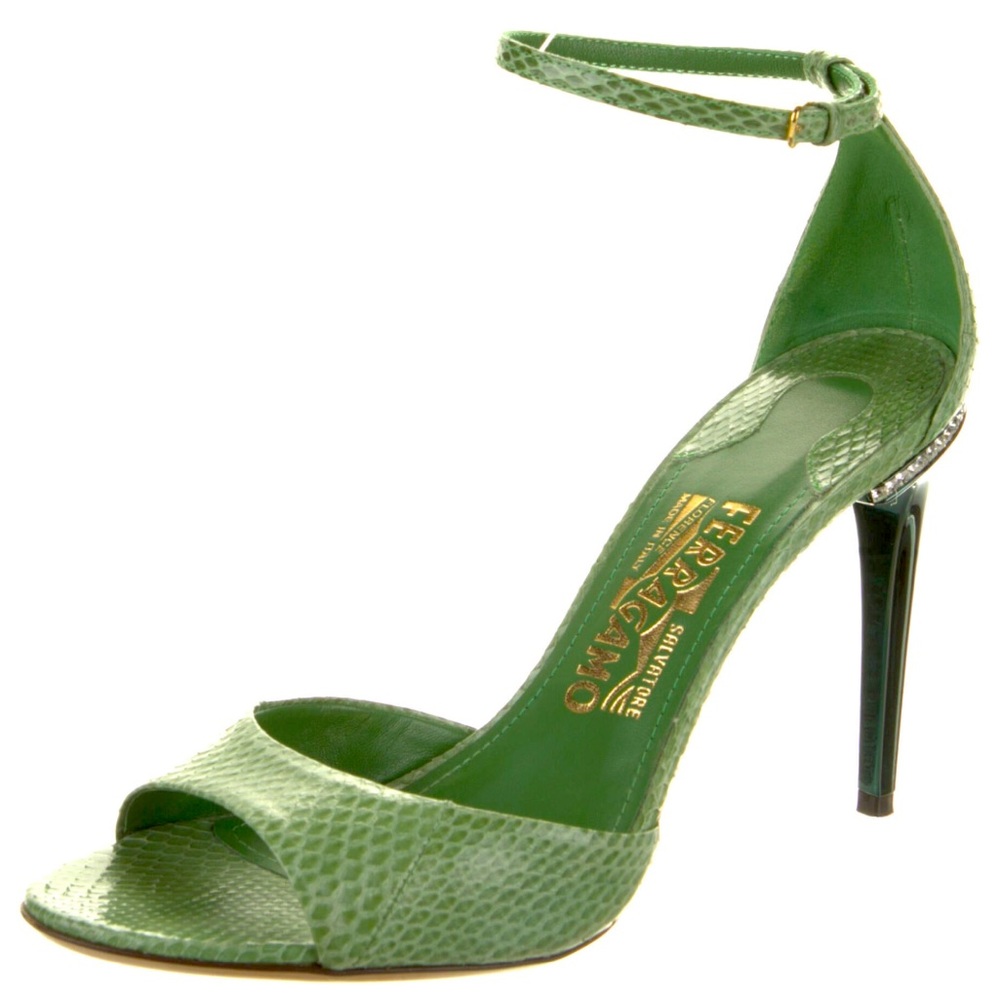 Salvatore Ferragamo Snakeskin
Animal Print Sandals